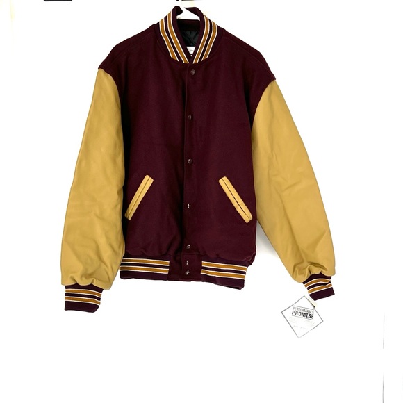 Holloway Other - Holloway NWT leather letterman’s Jacket men’s large
